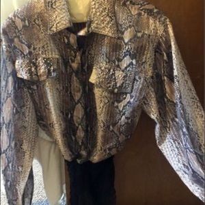 Bodysuit- snakeskin